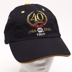 NAPA Filters 40th Anniv. 1966-2006 Black Embroidered Logo Strapback Ball Cap Hat